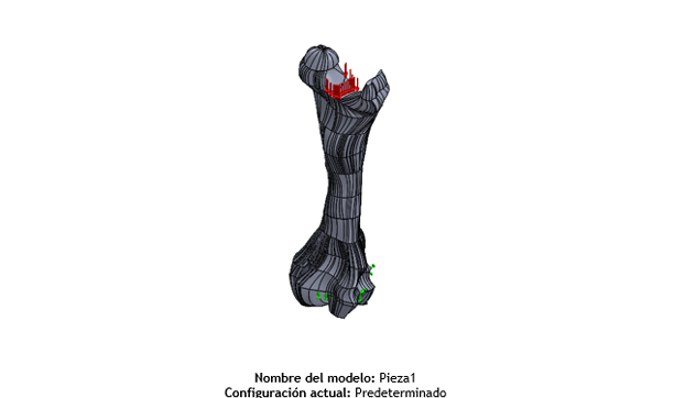 Modelo CAD de fémur